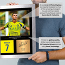Cristiano Ronaldo Signed Poster Print – Al-Nassr FC Tribute Wall Art with Signature & Jersey Number – Portugal Forward Memorabilia for Fans & Collectors