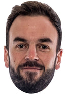 Ross Smith - Darts Face Mask Fancy Dress Cardboard Costume Mask