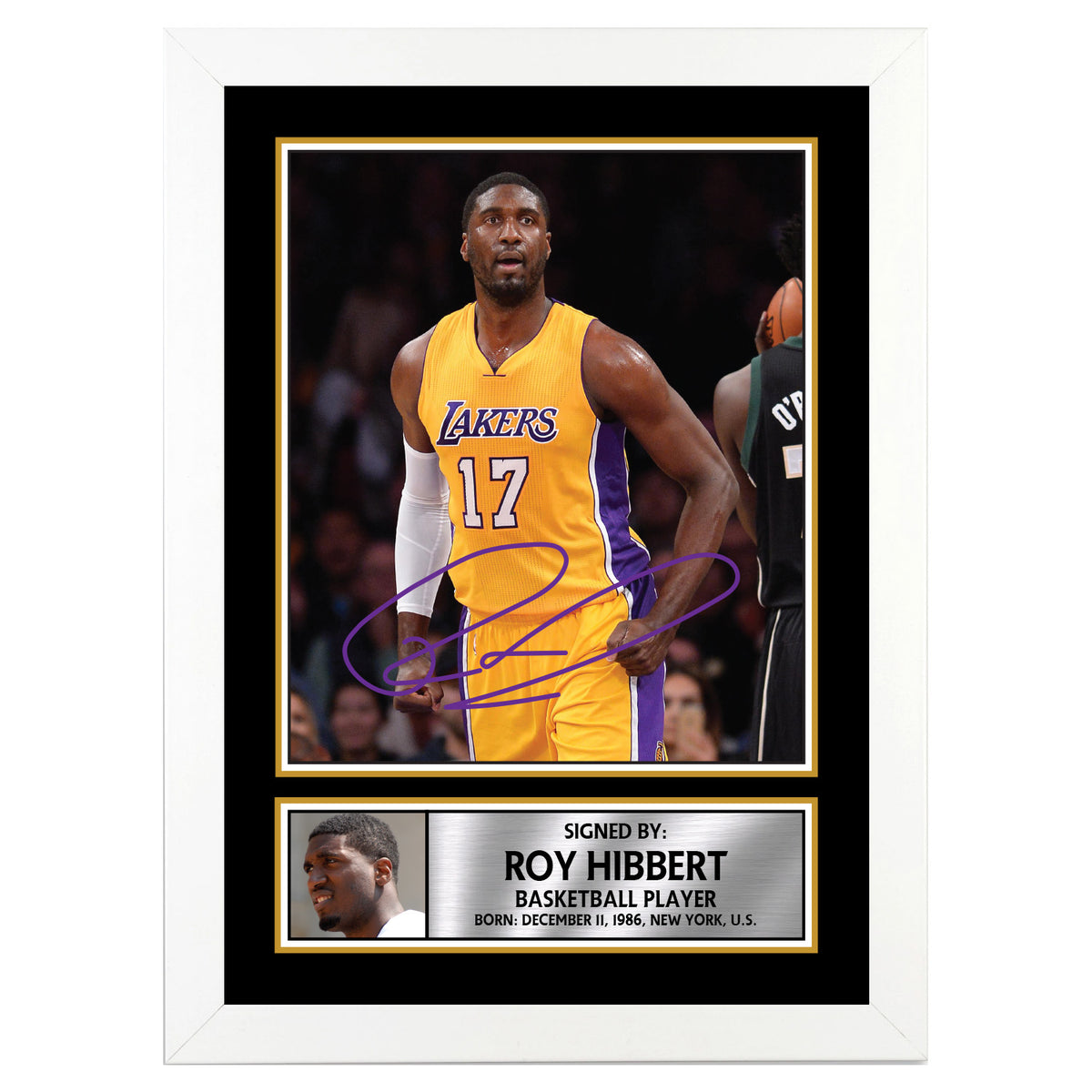 Roy Hibbert M099 Basketball Player Printed Signature Poster Print Gift