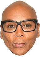 Ru Paul - Drag race Celebrity Face Mask Fancy Dress Cardboard Costume Mask