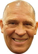 Russ Bray - Darts Face Mask Fancy Dress Cardboard Costume Mask