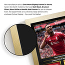 Ryan Gravenberch Printed Signed Poster – Liverpool FC & Netherlands Midfielder Tribute Wall Art with Jersey & Bio Plaque – Premier League Football Memorabilia for Fans & Collectors