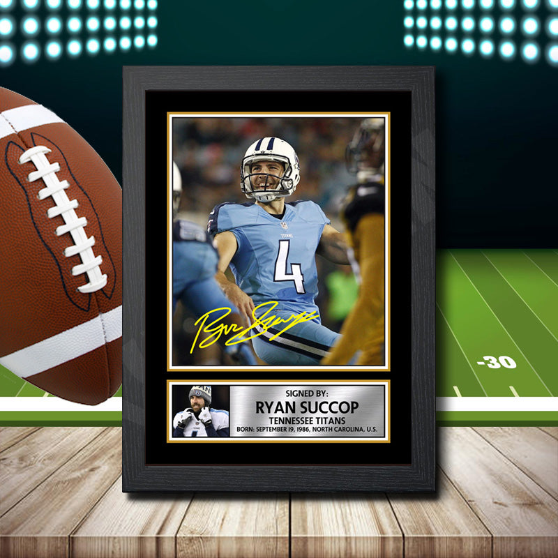 Ryan Succop Printed Signature NFL Star Poster Print Framed Wall Art Gift – Ryan Succop Printed Signature NFL Star Poster Print