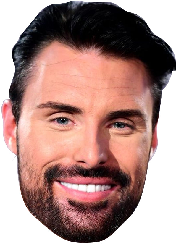 Rylan Clark-Eurovision Celebrity Face Mask Fancy Dress Cardboard Costume Mask