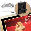 Sabrina Carpenter Printed Signed Poster Print – Live Concert Performance Wall Art – Pop Star Autograph Style Music Memorabilia Decor
