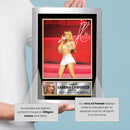 Sabrina Carpenter Printed Signed Poster Print – Live Concert Performance Wall Art – Pop Star Autograph Style Music Memorabilia Decor