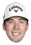 SAM BURNS Golf Celebrity Face Mask Fancy Dress Cardboard Costume Mask