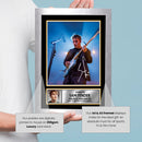 Sam Fender Printed Signed Poster Print – Live Concert Guitar Performance Wall Art – Autograph Style Music Memorabilia Decor