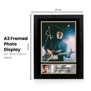 Sam Fender Printed Signed Poster Print – Live Guitar Performance Portrait Wall Art – Indie Rock Music Memorabilia Décor
