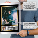 Sam Fender Printed Signed Poster Print – Live Guitar Performance Portrait Wall Art – Indie Rock Music Memorabilia Décor