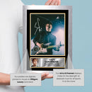Sam Fender Printed Signed Poster Print – Live Guitar Performance Portrait Wall Art – Indie Rock Music Memorabilia Décor