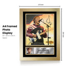 Sam Fender Printed Signed Poster Print – Live Concert Guitar Portrait Wall Art – Indie Rock Music Memorabilia Décor for Fans