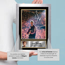 Sam Fender Printed Signed Poster Print – Live Arena Concert Portrait Wall Art – Indie Rock Guitar Performance Music Memorabilia Gift