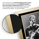 Sam Fender Printed Signed Poster Print – Black & White Live Guitar Portrait Wall Art – Indie Rock Music Memorabilia Gift for Fans