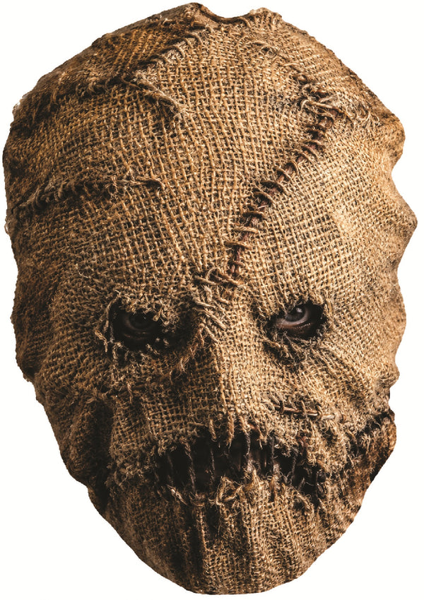 Scarecrow Batman Mask – Horror Villain Face Mask, Burlap Scarecrow Costume Accessory – Halloween, Funny Mask for Stag Do, Hen Night, Horror Fancy Dress Costume Accessory for Cosplay, Parties and Haunted House Events