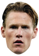 Scott McTominay Face Mask – Scotland Football Player – Celebrity Card Face Mask – Fan Party Mask – Cardboard Cutout – Fancy Dress, Stag Do, Birthday, Sports Events & Football Supporter Gift