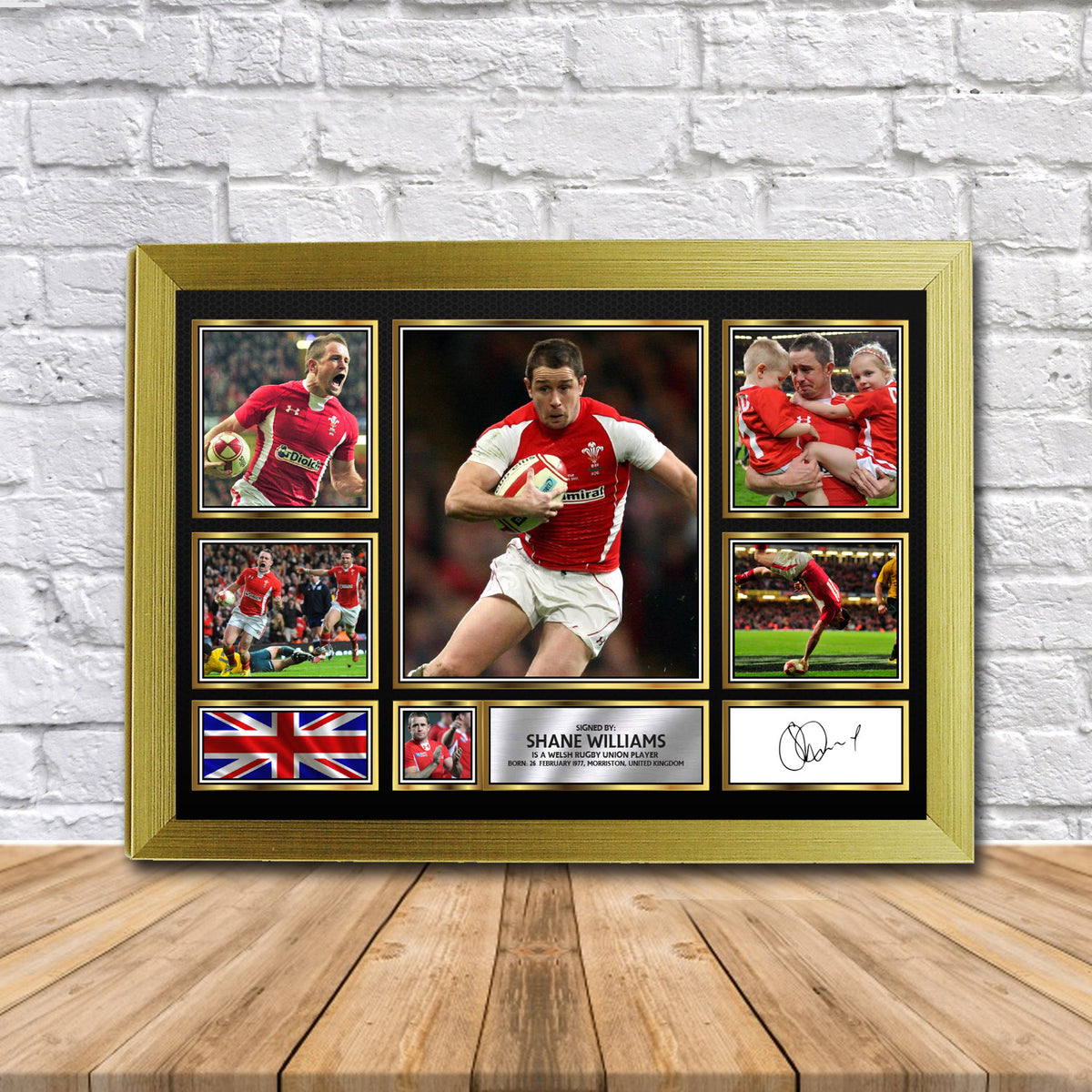 Shane Williams Rugby Gift Framed Printed Signature Star Poster Print Wall Art Gift – Shane Williams Rugby Gift Framed Printed Signature Star Poster Print Wall Art