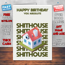 Rude Swear Word Birthday Card Design - SH*THOUSE