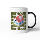 Rude Swear Word Printed Mug Design - SH*THOUSE (3 Colours)