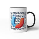 Rude Swear Word Printed Mug Design - SH*TMAGNET (3 Colours)