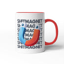 Rude Swear Word Printed Mug Design - SH*TMAGNET (3 Colours)