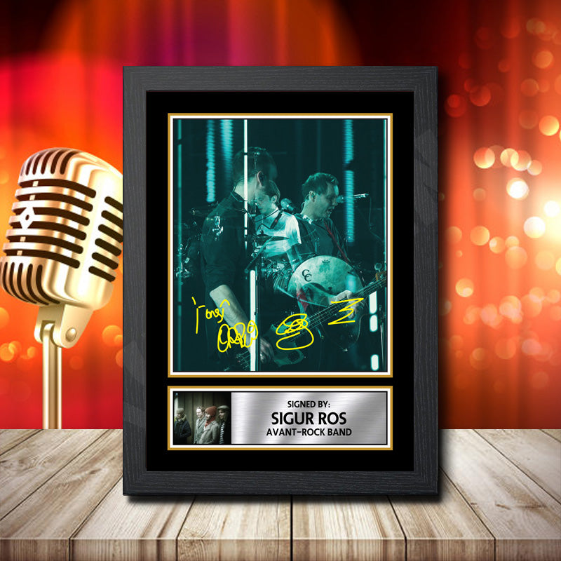 Sigur Ros Full – Printed Signature Music Star Print – Sigur Ros Full
