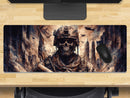 Extra Large Gaming Mouse Mat (800mm x 300mm) - Skull Soldier