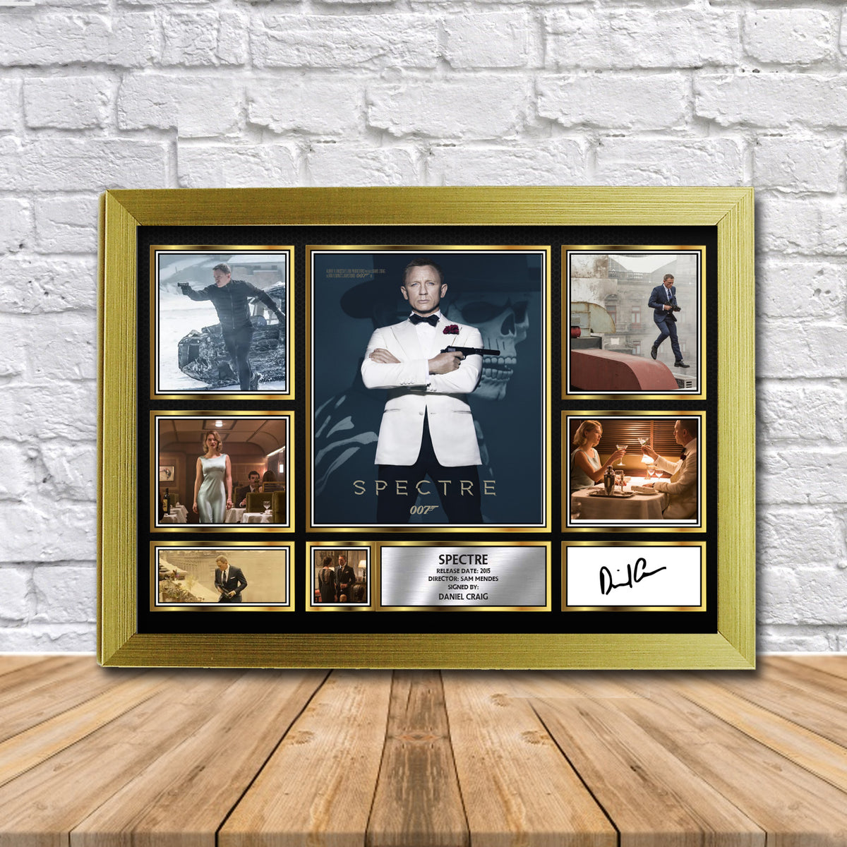 Spectre James Bond Movie Gift Framed Printed Signature Star Poster Print Wall Art Gift – Spectre James Bond Movie Gift Framed Printed Signature Star Poster Print Wall