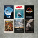 Steven Spielberg Movies and Film Poster Print Packs - 6 POSTERS (A6, A5, A4, A3)