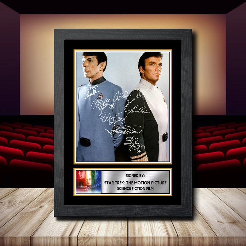 Star Trek Motion Picture Printed Signature Movie Star Poster Print Framed Wall Art Gift – Star Trek Motion Picture Printed Signature Movie Star Poster Print