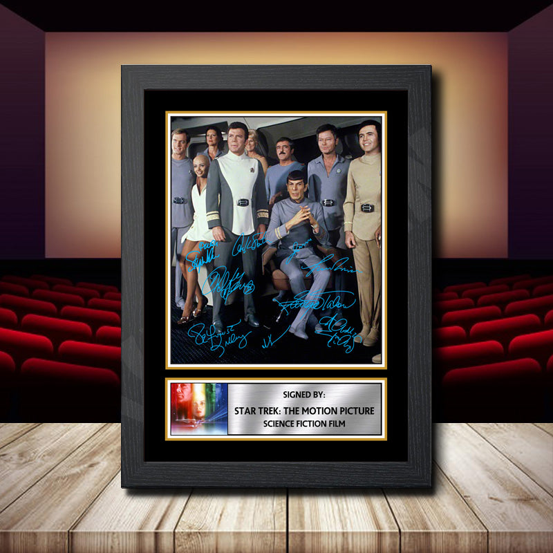 Star Trek Motion Picture 2 Printed Signature Movie Star Poster Print Framed Wall Art Gift – Star Trek Motion Picture 2 Printed Signature Movie Star Poster Print
