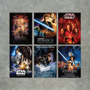 Star Wars Franchise Movies and Film Poster Print Packs - 6 POSTERS (A6, A5, A4, A3)