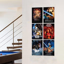 Star Wars Franchise Movies and Film Poster Print Packs - 6 POSTERS (A6, A5, A4, A3)