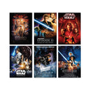 Star Wars Franchise Movies and Film Poster Print Packs - 6 POSTERS (A6, A5, A4, A3)