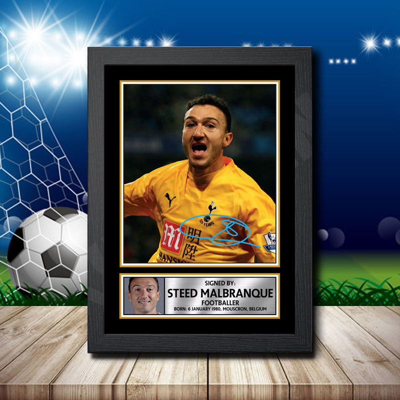 Steed Malbraque Printed Signature Footballers Star Poster Print Framed Wall Art Gift – Steed Malbraque Printed Signature Footballers Star Poster Print