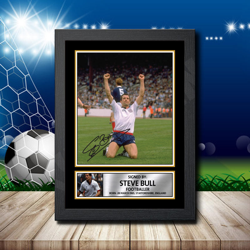 Steve Bull Printed Signature Footballers Star Poster Print Framed Wall Art Gift – Steve Bull Printed Signature Footballers Star Poster Print