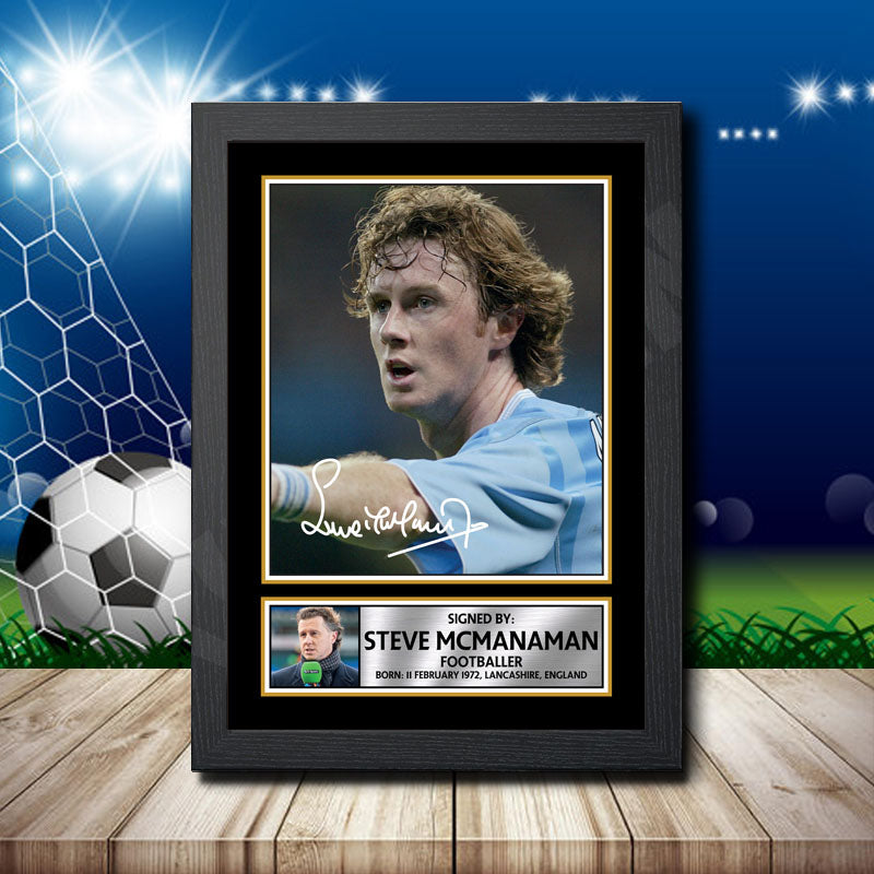 Steve Mcmanaman 1 Printed Signature Footballers Star Poster Print Framed Wall Art Gift – Steve Mcmanaman 1 Printed Signature Footballers Star Poster Print