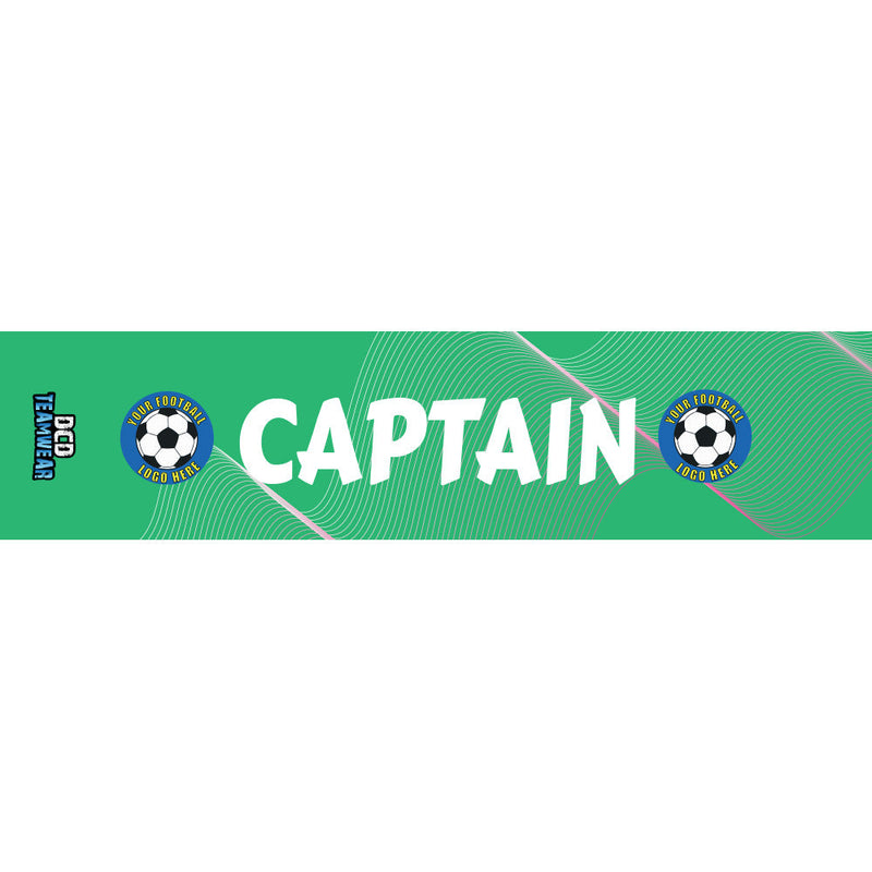 Custom Captain's Armband - Design 10 (Green)