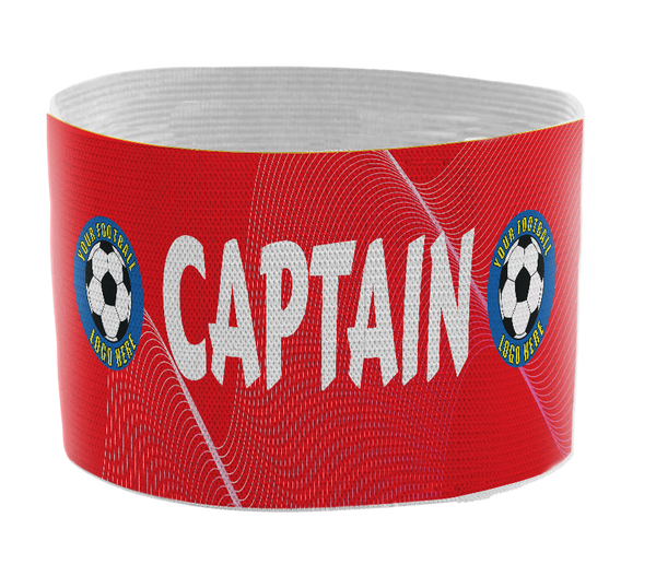 Custom Captain's Armband - Design 10 Red