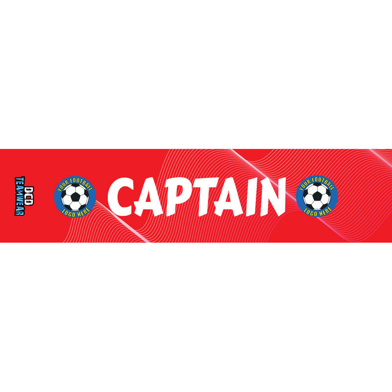 Custom Captain's Armband - Design 10 (Red