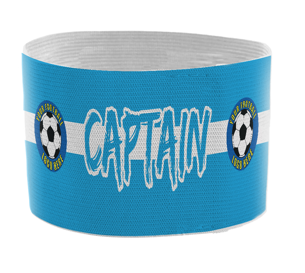 Custom Captain's Armband - Design 1 Blue