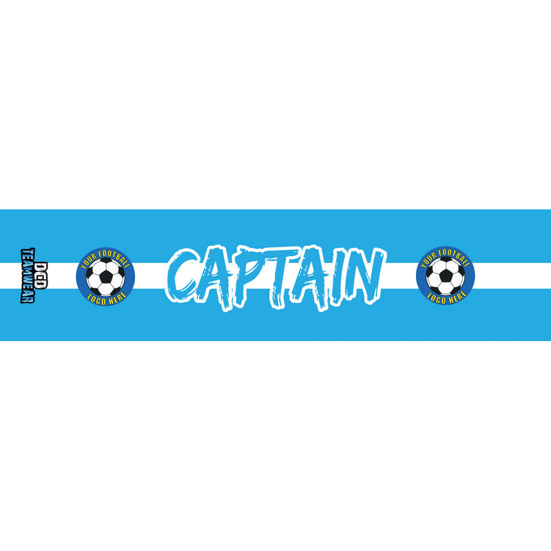 Custom Captain's Armband - Design 1 (Blue)