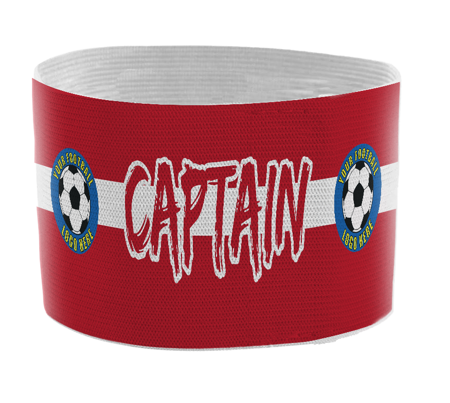 Custom Captain's Armband - Design 1 (Red) – Custom Captain's Armband - Design 1