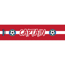 Custom Captain's Armband - Design 1 (Red)