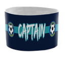 Custom Captain's Armband - Design 1 (Seagreen Blue)