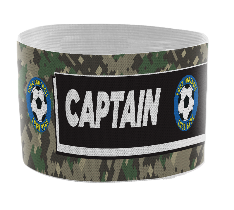 Custom Captain's Armband - Design 2 (Black)