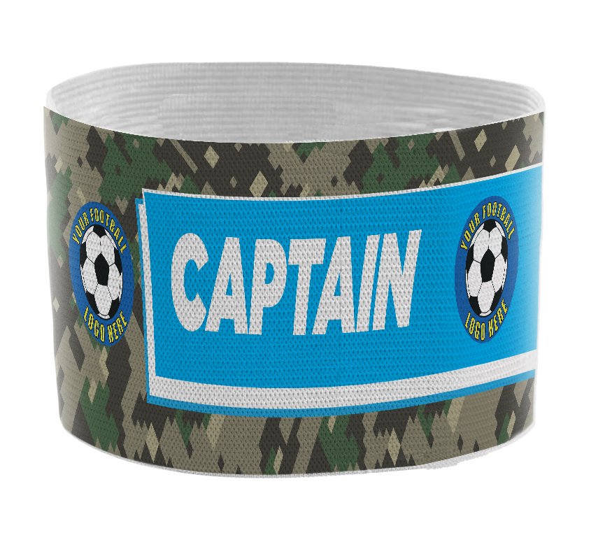 Custom Captain's Armband - Design 2 (Blue) – Custom Captain's Armband - Design 2 Blue