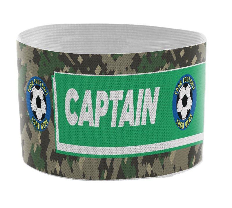 Custom Captain's Armband - Design 2 (Green)