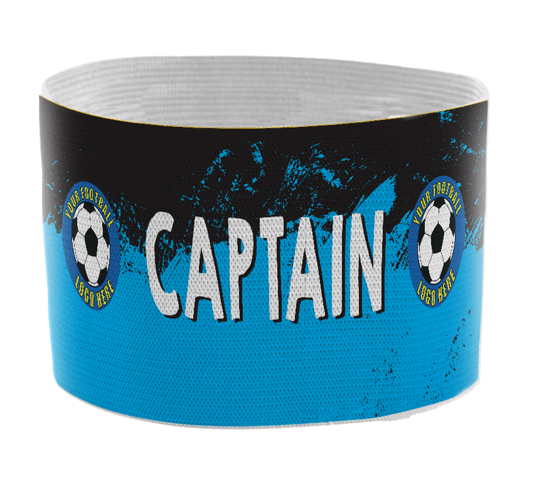 Custom Captain's Armband - Design 3 (Blue)