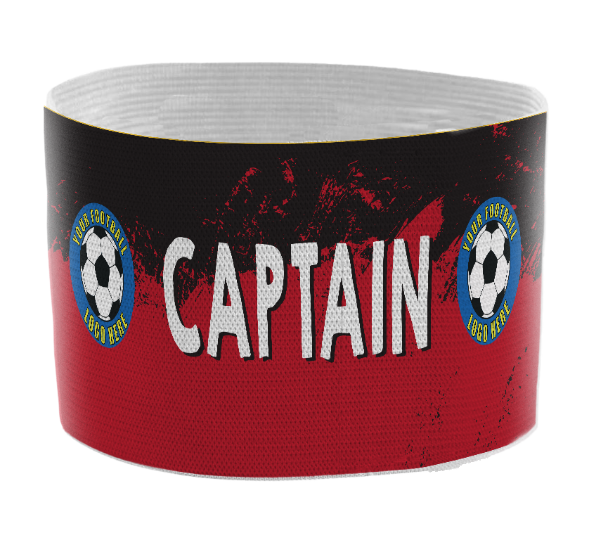 Custom Captain's Armband - Design 3 (Red) – Custom Captain's Armband - Design 3